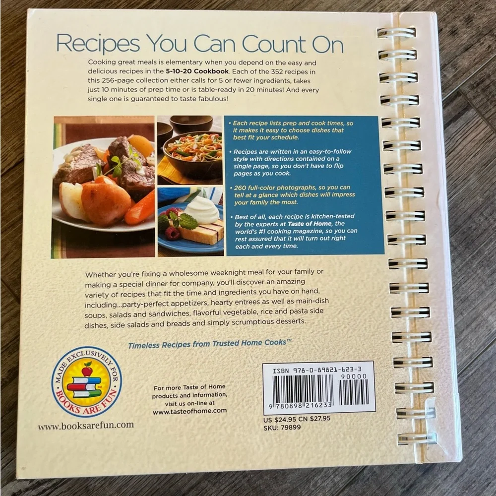 Taste of home 5 10 20 cookbook